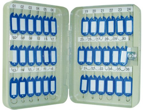 Armario porta-chaves q-connect metalico 18 x 25 x 6 cm para 36 chaves , Q-connect , 37601 , 5705831042728